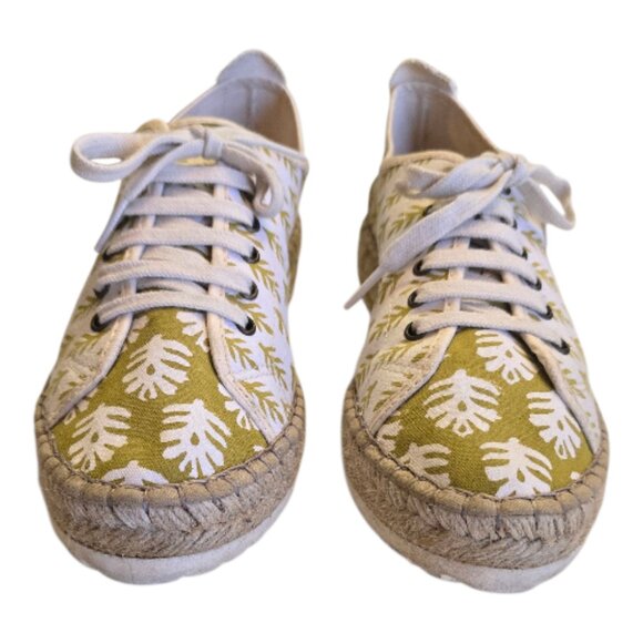 Ochre ANTHROPOLOGIE SZ Blockprint Dapohne Jute Sneaker sz 39/ 8.5 - Picture 4 of 11
